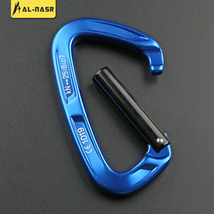 Al-Nasr Carabiner 1019 Aluminum Alloy Type D 25kn Rock Climbing <b>Ice</b> Climbing Safety Hook - Product Image 4