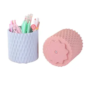 BEYOND Wholesale plastic PP rotary kids desk pen holder organizer,rotate school kids creative pencil pen holders for desk