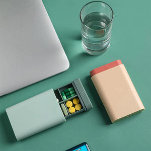 Sáng Tạo Kéo Thuốc Tổ Chức Hộp Y Học Lưu Trữ Trường Hợp Cho Vitamin Máy Tính Bảng Với Biểu Tượng Tùy Chỉnh - Product Image 6