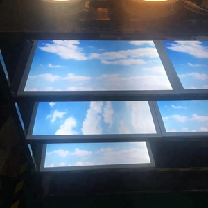 Hiệu ứng thực tế dễ dàng cài đặt màu xanh mô phỏng thương mại trang trí nội thất nhân tạo Skylight đám mây trần đèn LED - Product Image 4