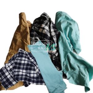 Wholesale 100% Cotton knit colored <b>wiping</b> rags reclaimed for cleaning industrial cotton rags - Product Image 6