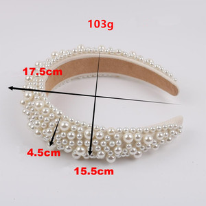 Cerchietto con Perle all'Ingrosso, Accessorio per Capelli di Lusso con Fermaglio per Donne e Ragazze, per Matrimoni e Feste - Product Image 6