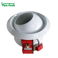 Diffuseur d'air frais de plafond pour climatisation HVAC, en aluminium, réglable, avec buse à jet pour aéroport et hall