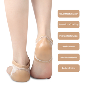 Heel Moisturizing <strong>Socks</strong> Open Toe <strong>Socks</strong> Cracked Gel Foot Toeless Heel Repair Heel <strong>Socks</strong> for Women Dry Hard Cracked Feet - Product Image 3