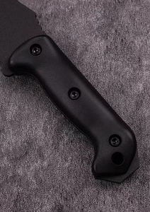 Couteau tactique de survie en plein air KA-B BK9 en acier inoxydable de haute qualité, manche G10, étui en plastique, lame fixe, industriel, DIY, OEM - Product Image 4