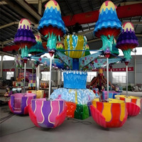 Vente d'usine d'attractions : Manège mécanique Rotary Flying Samba Balloon sur remorque pour parcs d'attractions
