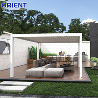 Pergola weifang en aluminium d'orient d'aluminium d'alliage d'aluminium enduite par poudre extérieure facilement assemblée Offre Spéciale motorisée 4.5m * 3.5m