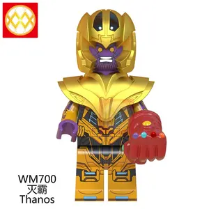 WM700 Thanos Gold Armor Infinity gantelet Endgame Aveng blocs de construction nouveaux jouets pour garçons cadeaux pour enfants