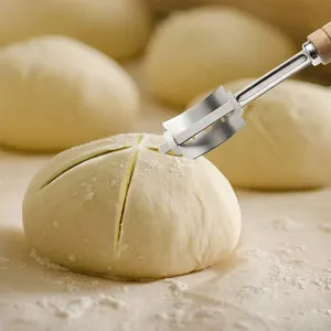 Fabrika doğrudan pişirme aracı kırmak yapma aracı Set ekmek topal değiştirilebilir bıçak hamur Lame kesici