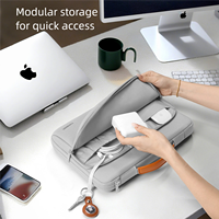Ordinateur portable de 14 pouces, étui de transport de 16 pouces, résistant aux chocs, en polyester, pour HP Pavilion, pour ASUS, Dell, MACBOOK AIR avec ouverture latérale