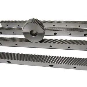 High Quality Industrial Engraving Spur Helical M1 M1.5 M2 M2.5 M3 M4 M5 M6 M8 Steel Gear Rack For Cnc Machine