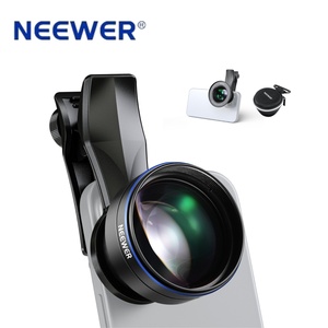 Objectif téléobjectif <span class=keywords><strong>NEEWER</strong></span> HD 60 mm, grossissement 2x pour iPhone 15 Pro Max/Samsung/Xiaomi, cage de téléphone avec adaptateur d'objectif 17 mm - Product Image 1