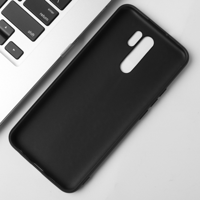 Shockproof TPU Black Matte Cover for Xiaomi Redmi 13 12 10 10C 10A 9 9A 9C A3 Silicone Phone Case