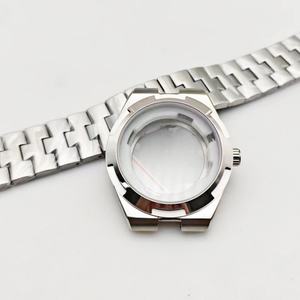 Cadran de montre personnalisé OEM ODM 41MM, accessoire de montre, boîtier de montre mécanique automatique, bracelet en acier inoxydable, mouvement 2813/8215 - Product Image 5