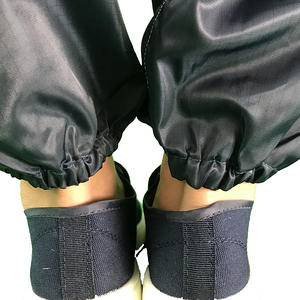 ที่มีคุณภาพสูงทำความสะอาดได้ป้องกันไฟฟ้าสถิตย์สีน้ำเงินเข้ม <span class=keywords><strong>ESD</strong></span> Lab ใช้ Jumpsuit สไตล์5มิลลิเมตรตาราง <span class=keywords><strong>ESD</strong></span> Coverall - Product Image 6