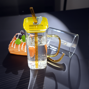 Eco-Friendly High Borosilicate Glass Mug 400ml, B2B Factory Direct Sale for Global Buyers - Product Image 5