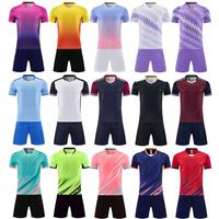 Ensemble d'uniformes de football personnalisés en stock, kit de maillot de football OEM ODM avec nom, numéro et logo du joueur, maillot d'entraînement pour équipe et club