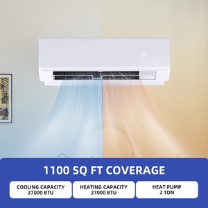 YITAHOME 24000 BTU 2 Zone <b>Mini</b> Split <b>Air</b> <b>Conditioner</b> Heat Pump System Ductless WiFi Battery-Powered Compatible Variable YITAHOME - Product Image 5
