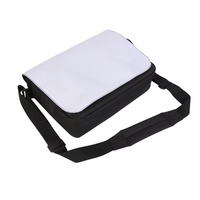 Sac messager vierge en polyester de haute qualité pour sublimation, sacs à personnaliser, zone blanche vierge, sac bandoulière pour sublimation