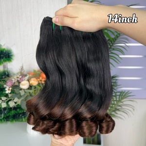 12a Super Double Drawn Virgin Human Hair Bouncy Curly Bundles - Product Image 5