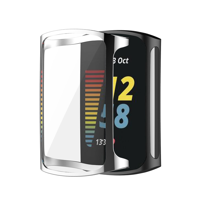 Защитная пленка для экрана прозрачное покрытие Мягкий ТПУ ремешок для часов Защитная крышка для Fitbit заряд 5 часы противоударный чехол из ТПУ