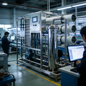 Equipo de Tratamiento de Agua Ultrapura EDI de Alto Rendimiento Personalizado para Tecnología de Intercambio Iónico de Agua Pura - Product Image 1