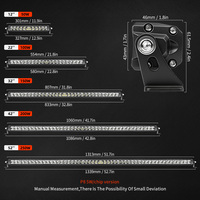 Barra de Luz LED de Alta Potencia de 150W y 32 Pulgadas con Chip de 3W 5W, 12v 24v, para Autos, Camionetas, ATV, Parachoques, Techo, Oculta