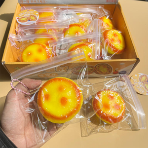 ของเล่นบีบสุดฮิต เนโดะ ไข่ทาร์ตจำลอง เนื้อนุ่ม บีบสนุก คืนรูปช้า ของเล่นคลายเครียดขนาดเล็ก - Product Image 2