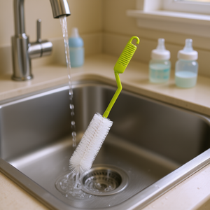 Cepillo para biberones Rival de 35 cm, color verde lima, herramienta de limpieza para biberones - Product Image 3