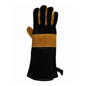 Guantes de soldadura de cuero personalizados de alta calidad Guantes de trabajo a prueba de fuego de fabricante profesional al por mayor disponibles - Product Image 6