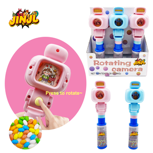 Caramelos Duros Halal Más Vendidos al por Mayor para Supermercados, Juguetes de Dibujos Animados, Tubos de Caramelos con Cámara Giratoria para Niños Mayores de 5 Años, EN71 - Product Image 3