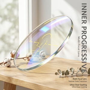 <span class=keywords><strong>Verres</strong></span> de lunettes optiques <span class=keywords><strong>progressifs</strong></span> transparents 1.56 RX avec revêtement multi-antireflet, <span class=keywords><strong>verres</strong></span> de lunettes non taillés pour la <span class=keywords><strong>myopie</strong></span> et la <span class=keywords><strong>presbytie</strong></span> - Product Image 6