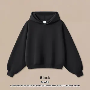 <span class=keywords><strong>Sudadera</strong></span> con Capucha para Hombre, Corte Cuadrado Holgado, 350G, con Estampado de Corazón, Estilo Americano Moderno - Product Image 3