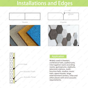 Pannello Acustico <span class=keywords><strong>Fonoassorbente</strong></span> da Parete Qinsound in Legno e Lana di Legno a Riduzione del Rumore Direttamente dal Produttore - Product Image 5