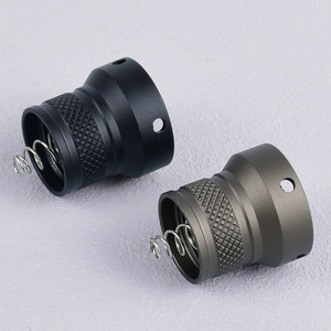 Tactical Flashlight Crown Head <b>Switch</b> <b>Button</b> M300 M600 Replacement Part IP65 LED <b>Push</b> <b>Button</b> For Camping Night Riding - Product Image 1