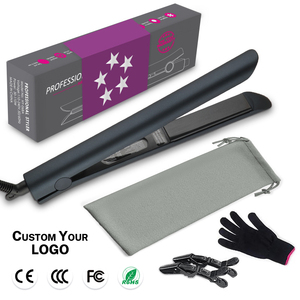 Plancha de Pelo 2 en 1, Rizador de Pelo con Iones Negativos y Revestimiento Cerámico, Mini Plancha Portátil <span class=keywords><strong>para</strong></span> Dar Volumen a las Raíces y Ondas - Product Image 1