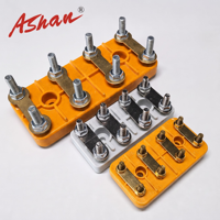 Bloc de bornes de moteur à vis ASHAN TB08201 111x60 M6 Siemens, bloc de bornes de moteur triphasé pour commande de variateur de moteur industriel