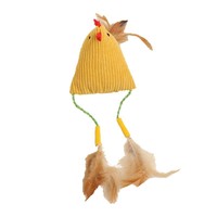 Jouet en peluche pour chat à la catnip avec clochette intégrée, interactif, pour la dentition et la mastication, pour le jeu autonome et le soulagement de l'ennui des chatons