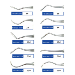 Star Tooth Wei Rong Dental Stainless Steel Scraper Manual Tartar Remover For Teeth Cleaning Periodontal Procedures - Product Image 3