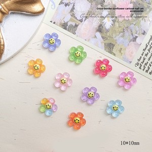 Accesorios <span class=keywords><strong>de</strong></span> Resina para Decoración <span class=keywords><strong>de</strong></span> <span class=keywords><strong>Uñas</strong></span>, Flores Transparentes <span class=keywords><strong>de</strong></span> 5 Pétalos, para Manicura Profesional y Manualidades - Product Image 1