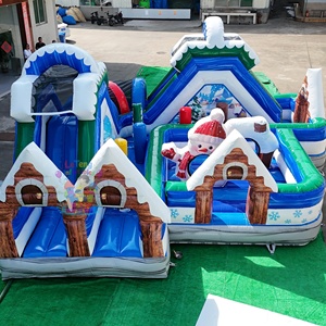 Vente flash : équipement de terrain de jeux gonflable sur le thème de la neige pour les centres de jeux intérieurs commerciaux, fabricant - Product Image 4
