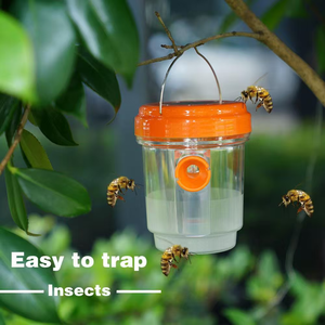 Trampa para Atrapar Avispas y Abejas con Energía Solar, Reutilizable, para Atrapar Avispones, Moscas de la Fruta e Insectos Voladores, para Uso en Exteriores, Jardines, Granjas y Huertos - Product Image 4