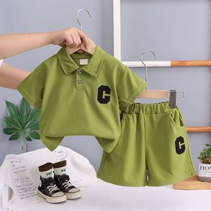 Set di <span class=keywords><strong>Abbigliamento</strong></span> Estivo per Bambini da 0 a 4 Anni, Completo Due Pezzi con Maglietta Girocollo e Pantaloncini in Denim, <span class=keywords><strong>Abbigliamento</strong></span> per Bambini all'Ingrosso - Product Image 5