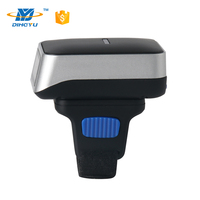 Escáner de código de barras para dedo, lector de código de barras QR inalámbrico 1D, anillo 1D, Mini, portátil, escaneo súper rápido para PDF 417, matriz de datos