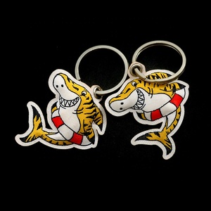 Llaveros Personalizados al por Mayor con Logotipo de Anime, Lindos Dibujos Animados de Tiburón y Pulpo, Rellenos de Algodón, Hechos a Medida para Recuerdos - Product Image 3