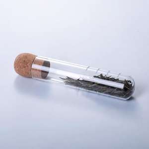 أنبوب اختبار زجاجي متعدد الوظائف ، فلتر شاي إبداعي عالي المقاومة للحرارة ، إكسسوارات شاي مكتبية عملية - Product Image 5