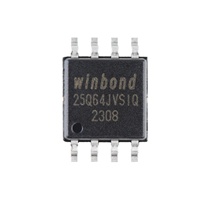 W25Q64JVSSIQ 64Mbit 8MB SPI Quad I/O atau Flash 133MHz 2.7V-3.6V SOIC8 IC Memori