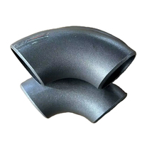 Coude de tuyauterie en acier au carbone allié, soudé, 45 degrés, basse pression, résistant à la corrosion, ASME B16.9 A234WPB Classe 1000, antirouille