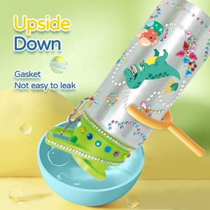 Décorez votre propre bouteille d'eau avec des autocollants 500 <span class=keywords><strong>ML</strong></span> bricolage en acier inoxydable sans BPA potable enfants bouteille d'eau Kit d'artisanat pour fille - Product Image 6