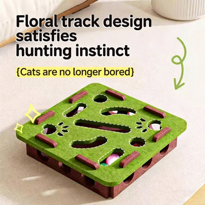 Juguete de Fieltro de Lana Ecológico para Gatos, Juego de Escondidas, Ejercicio y Diversión, Estimula los Instintos de Caza - Product Image 3